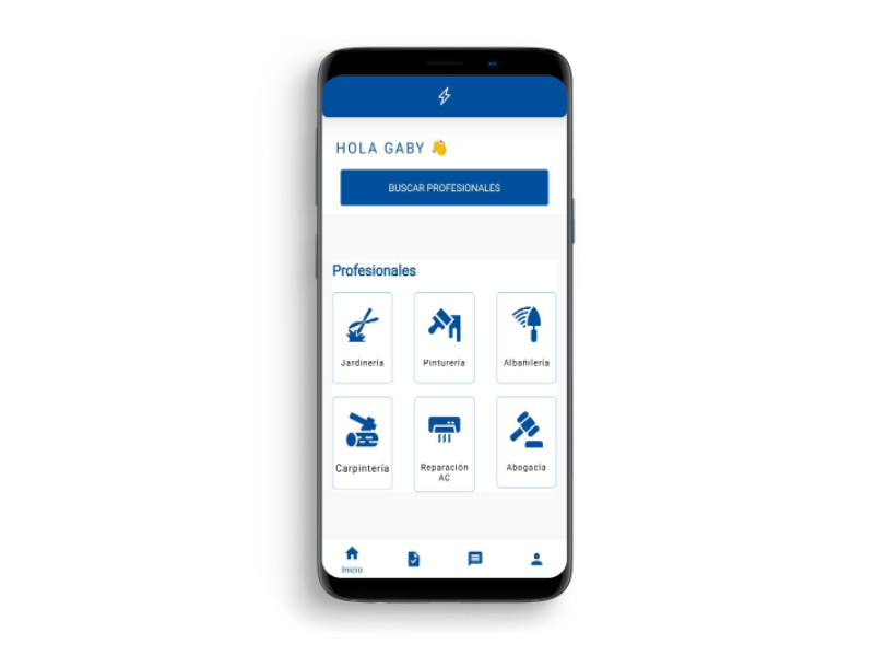 mockup de clientes